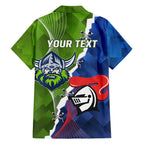 Personalised Knights and Raiders Hawaiian Shirt Dynamic Sporty Version
