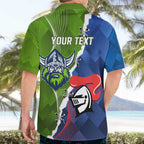 Personalised Knights and Raiders Hawaiian Shirt Dynamic Sporty Version
