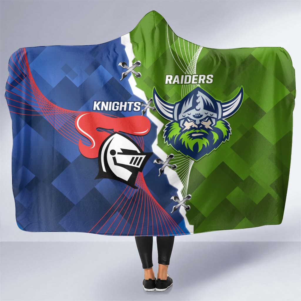 Knights and Raiders Hooded Blanket Dynamic Sporty Version
