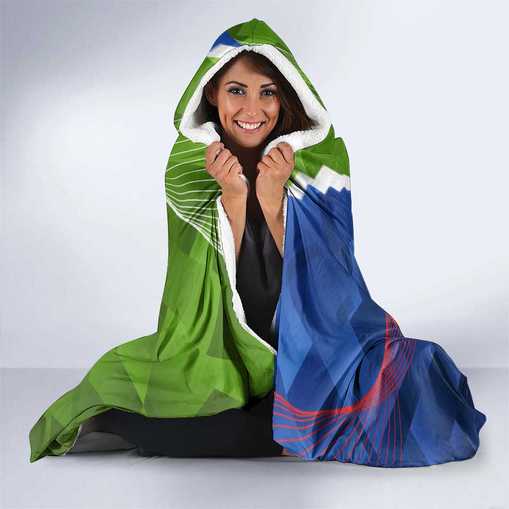 Knights and Raiders Hooded Blanket Dynamic Sporty Version