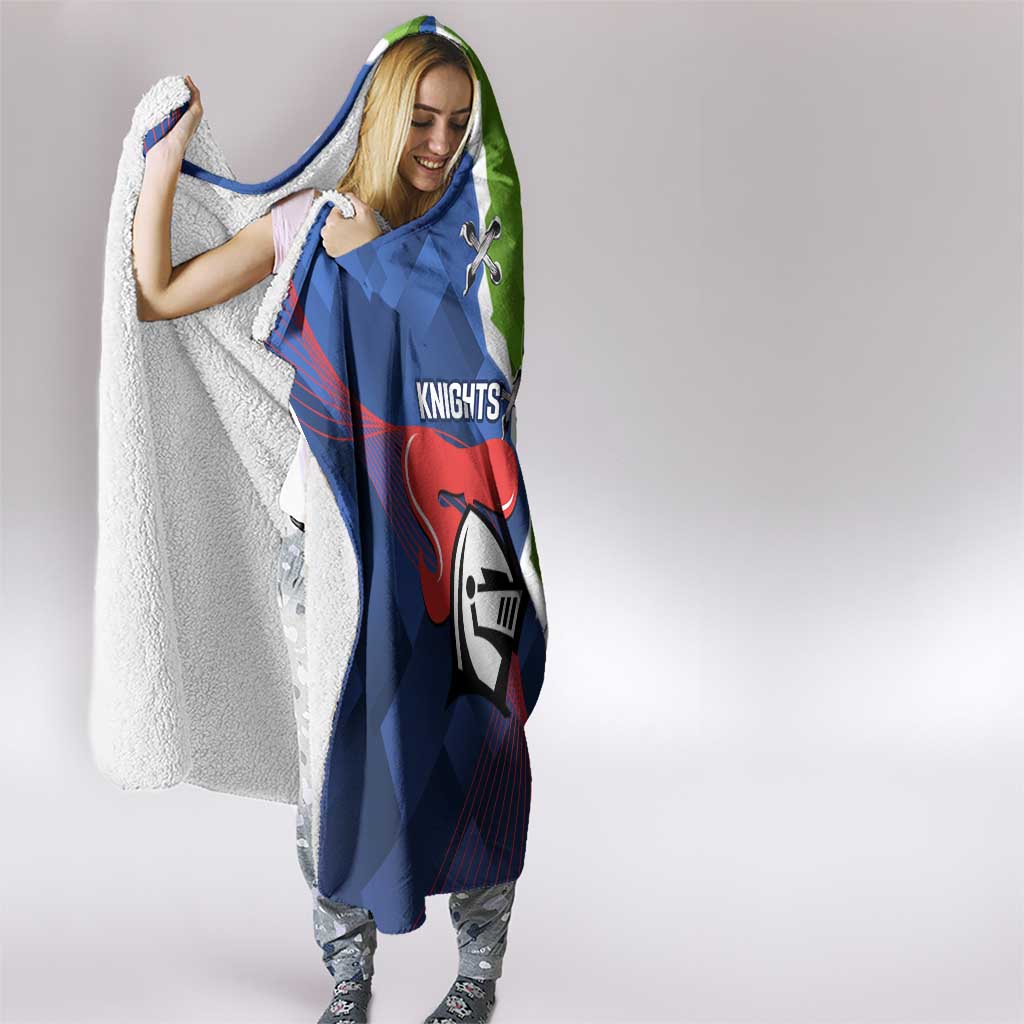 Knights and Raiders Hooded Blanket Dynamic Sporty Version