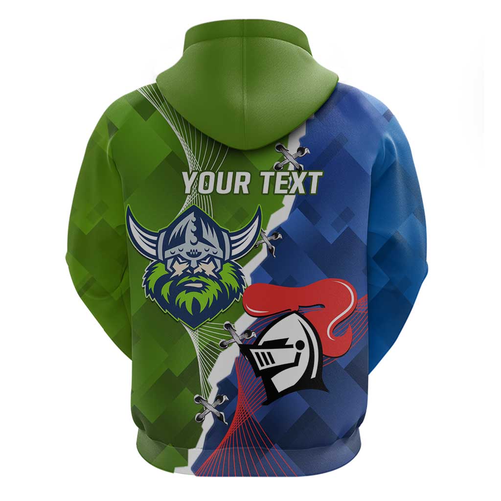Personalised Knights and Raiders Hoodie Dynamic Sporty Version