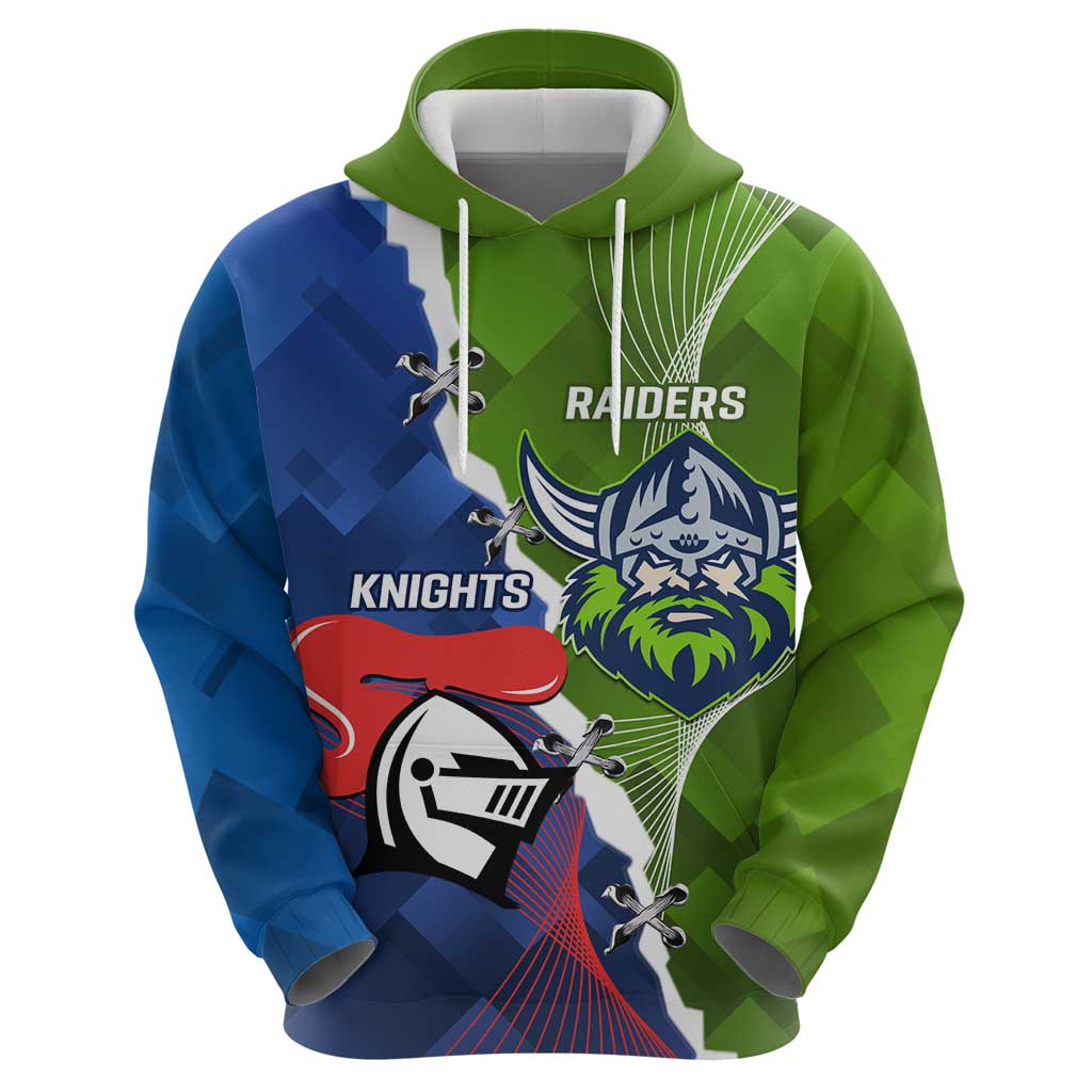Personalised Knights and Raiders Hoodie Dynamic Sporty Version