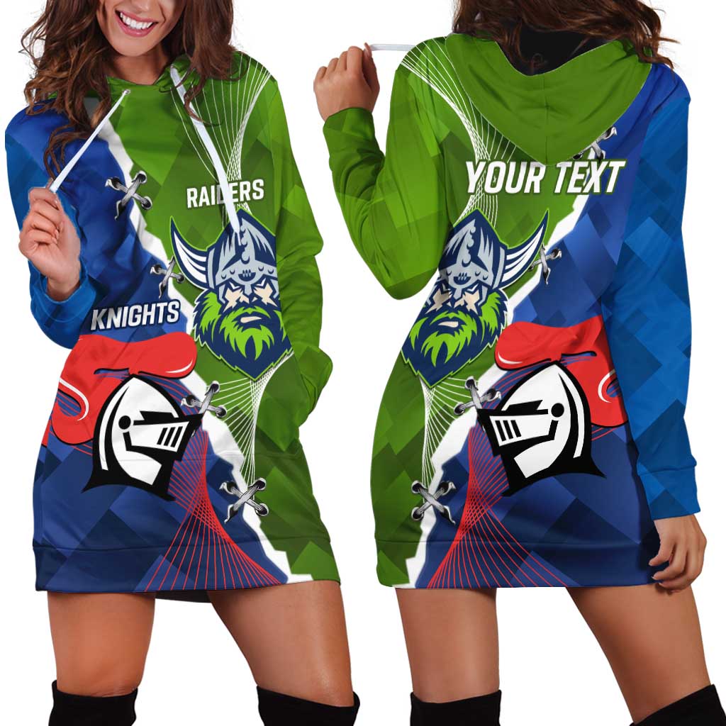 Personalised Knights and Raiders Hoodie Dress Dynamic Sporty Version