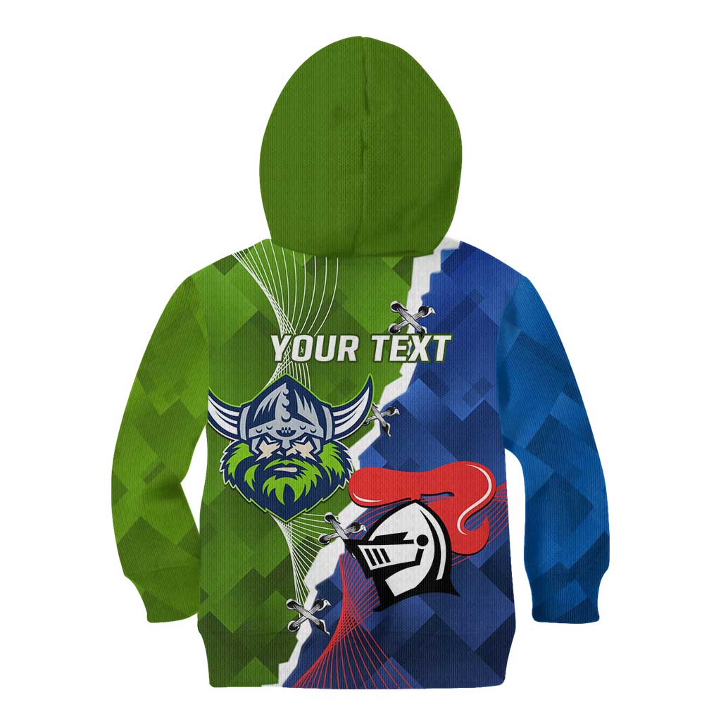 Personalised Knights and Raiders Kid Hoodie Dynamic Sporty Version
