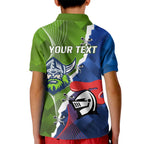 Personalised Knights and Raiders Kid Polo Shirt Dynamic Sporty Version