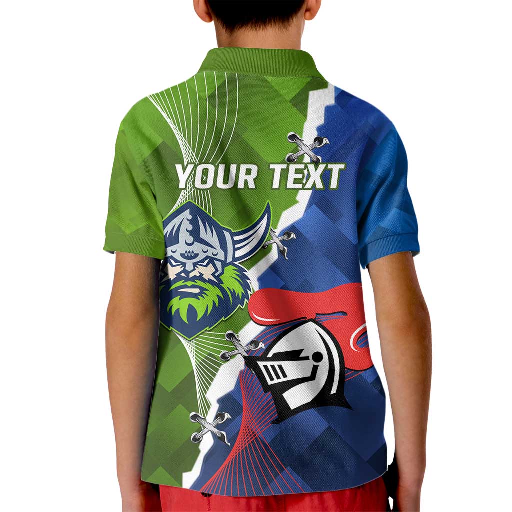 Personalised Knights and Raiders Kid Polo Shirt Dynamic Sporty Version
