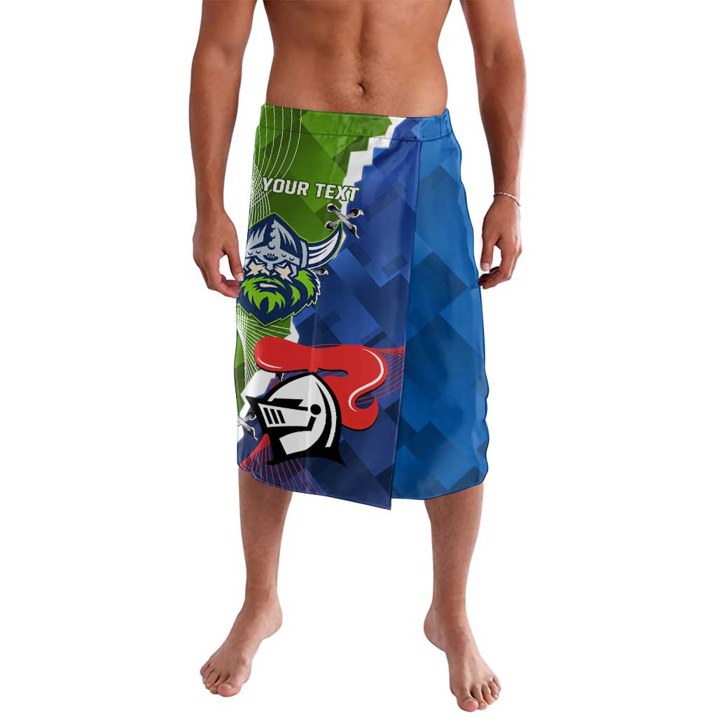 Personalised Knights and Raiders Lavalava Dynamic Sporty Version