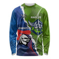Personalised Knights and Raiders Long Sleeve Shirt Dynamic Sporty Version
