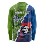 Personalised Knights and Raiders Long Sleeve Shirt Dynamic Sporty Version