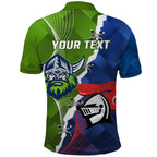 Personalised Knights and Raiders Polo Shirt Dynamic Sporty Version