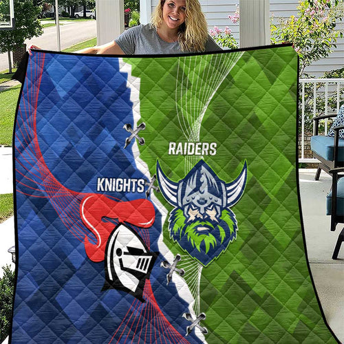 Knights and Raiders Quilt Dynamic Sporty Version
