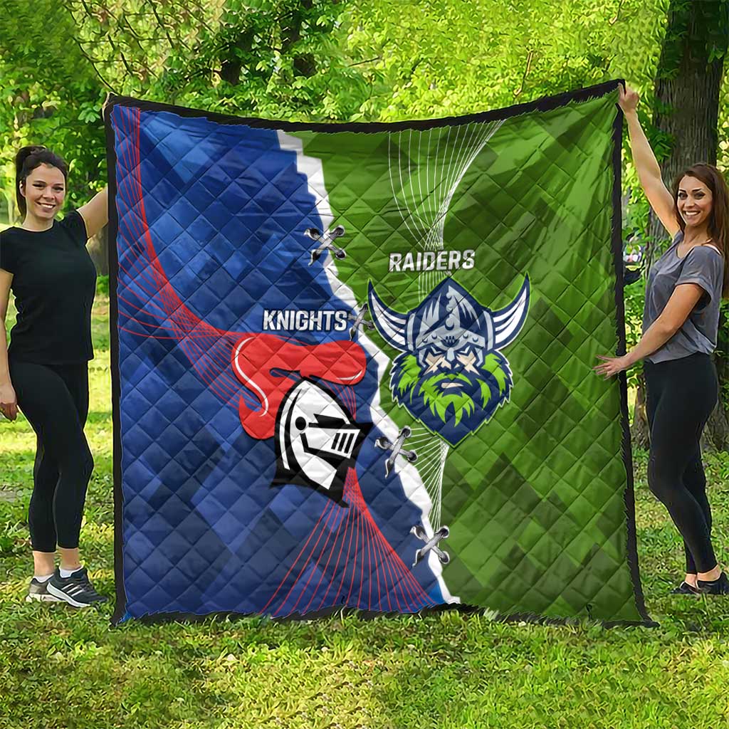 Knights and Raiders Quilt Dynamic Sporty Version