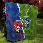 Knights and Raiders Quilt Dynamic Sporty Version