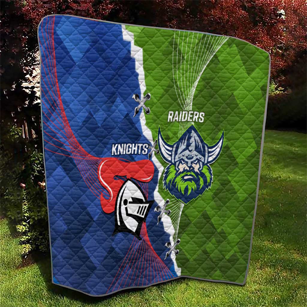 Knights and Raiders Quilt Dynamic Sporty Version