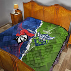 Knights and Raiders Quilt Dynamic Sporty Version