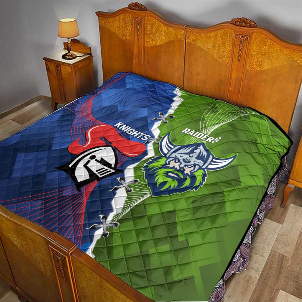 Knights and Raiders Quilt Dynamic Sporty Version