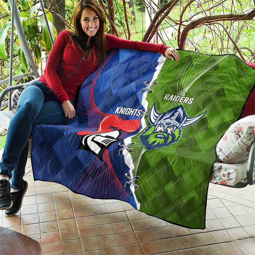 Knights and Raiders Quilt Dynamic Sporty Version