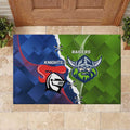 Knights and Raiders Rubber Doormat Dynamic Sporty Version