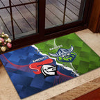 Knights and Raiders Rubber Doormat Dynamic Sporty Version