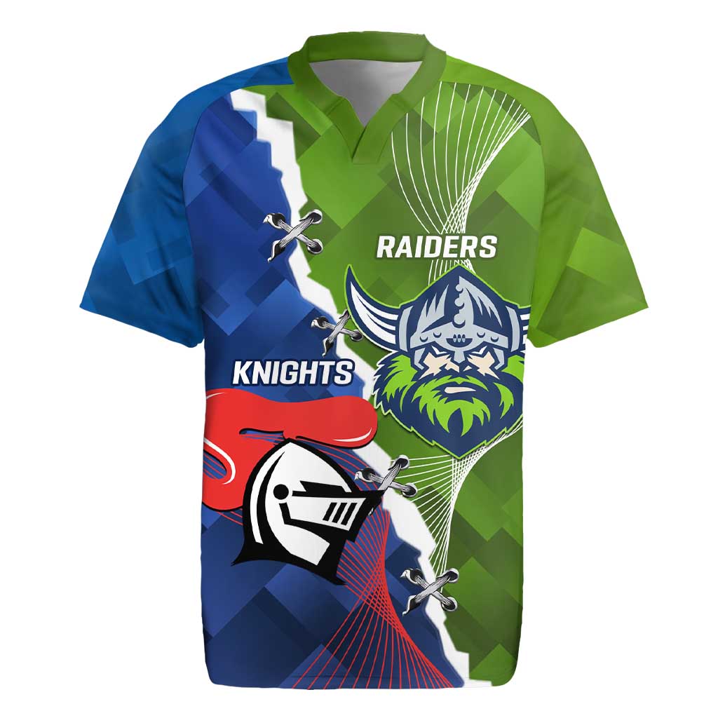 Personalised Knights and Raiders Rugby Jersey Dynamic Sporty Version