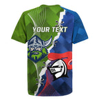 Personalised Knights and Raiders Rugby Jersey Dynamic Sporty Version