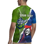 Personalised Knights and Raiders Rugby Jersey Dynamic Sporty Version