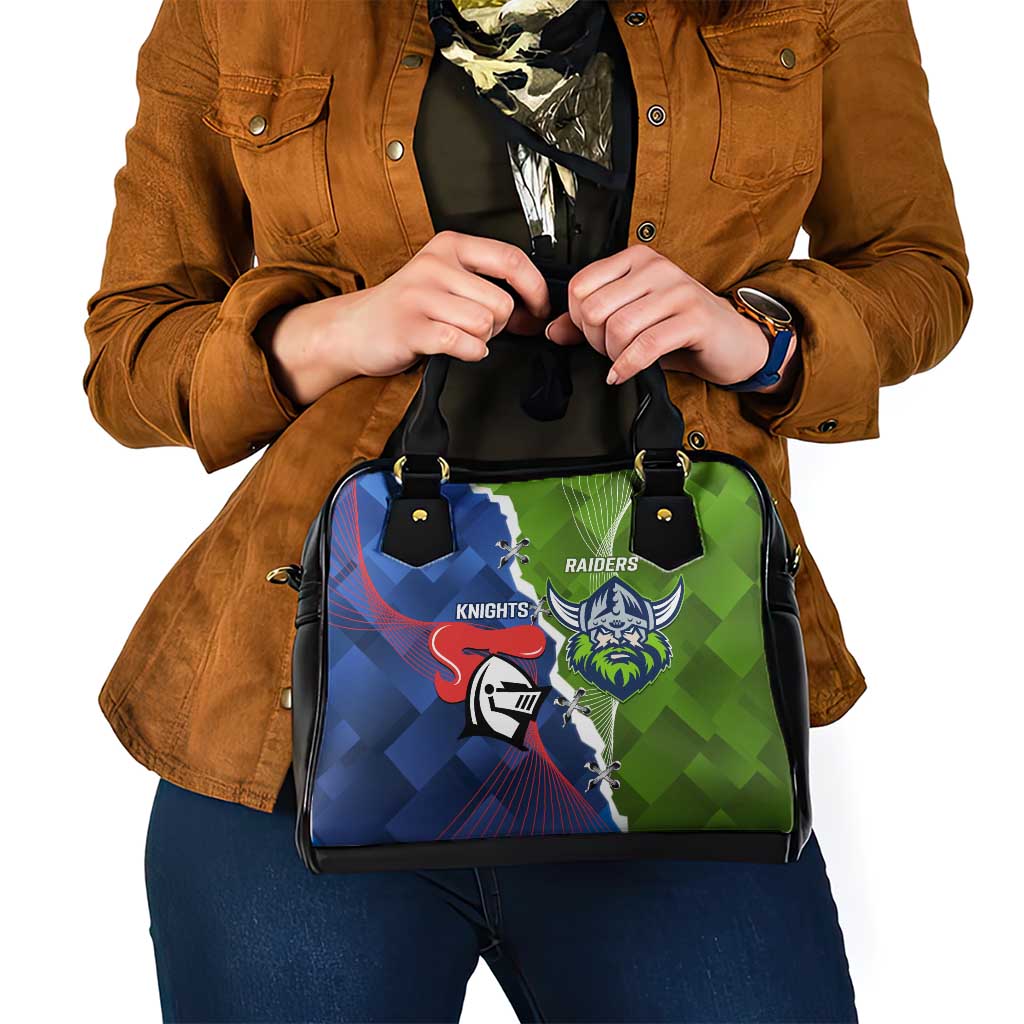 Knights and Raiders Shoulder Handbag Dynamic Sporty Version