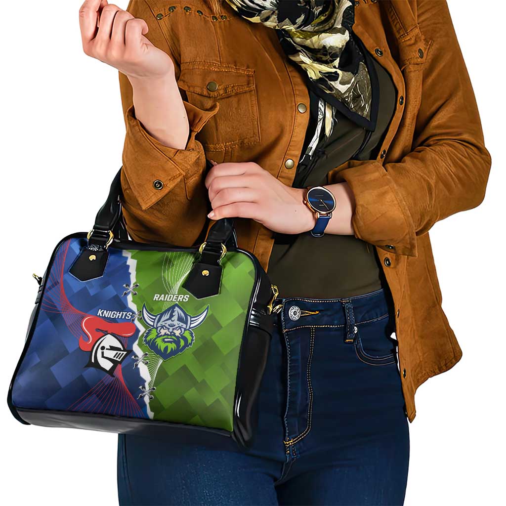 Knights and Raiders Shoulder Handbag Dynamic Sporty Version