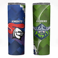 Knights and Raiders Skinny Tumbler Dynamic Sporty Version