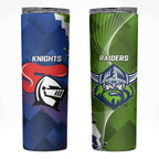 Knights and Raiders Skinny Tumbler Dynamic Sporty Version