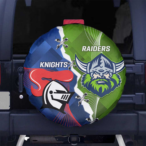 Knights and Raiders Spare Tire Cover Dynamic Sporty Version