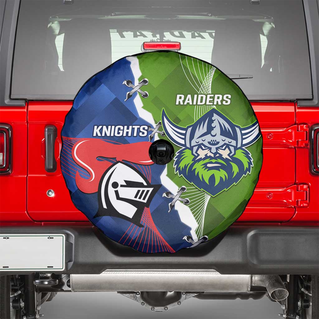Knights and Raiders Spare Tire Cover Dynamic Sporty Version