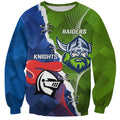 Personalised Knights and Raiders Sweatshirt Dynamic Sporty Version