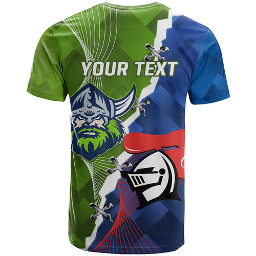 Personalised Knights and Raiders T Shirt Dynamic Sporty Version