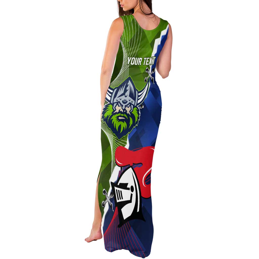 Personalised Knights and Raiders Tank Maxi Dress Dynamic Sporty Version