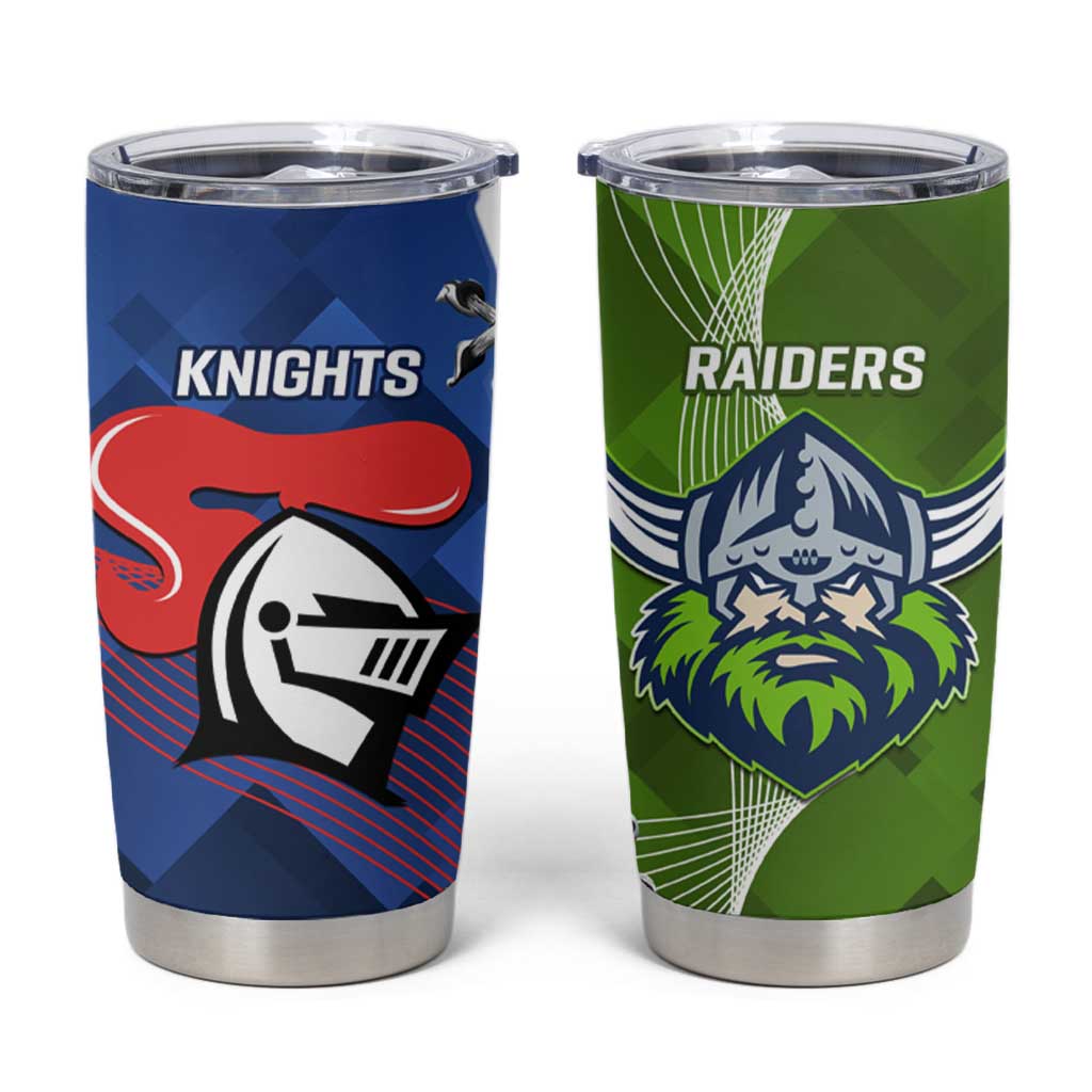 Knights and Raiders Tumbler Cup Dynamic Sporty Version