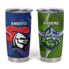 Knights and Raiders Tumbler Cup Dynamic Sporty Version