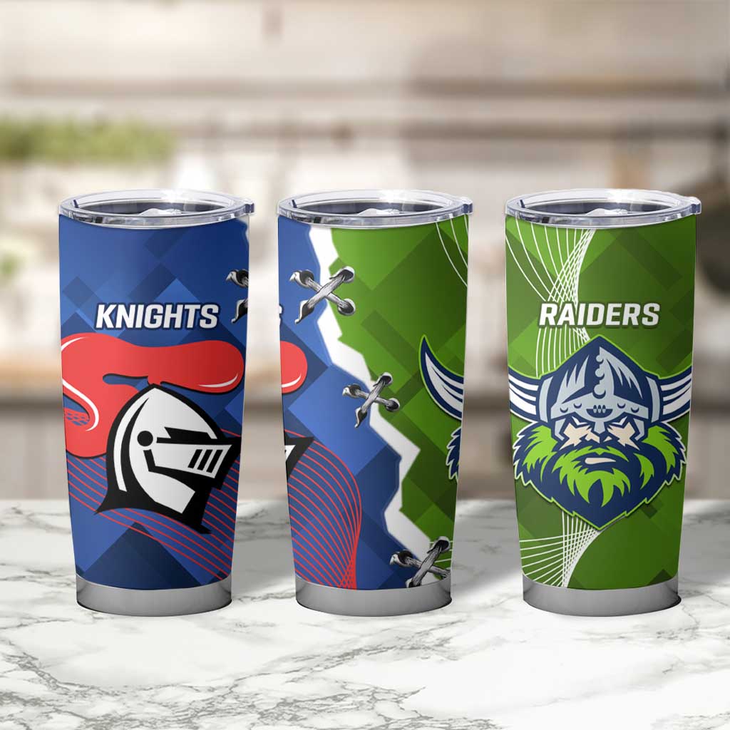 Knights and Raiders Tumbler Cup Dynamic Sporty Version
