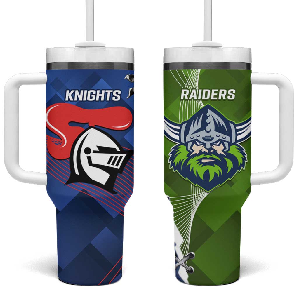 Knights and Raiders Tumbler With Handle Dynamic Sporty Version