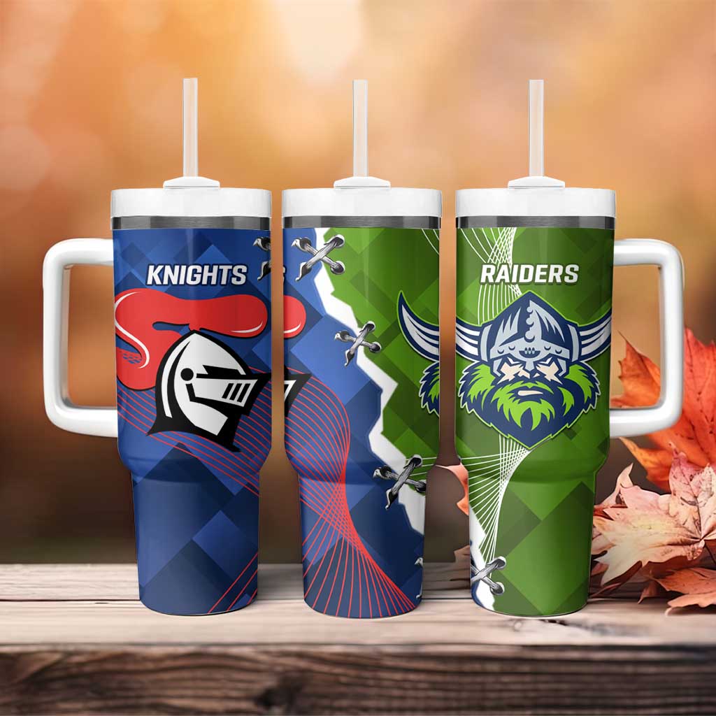 Knights and Raiders Tumbler With Handle Dynamic Sporty Version