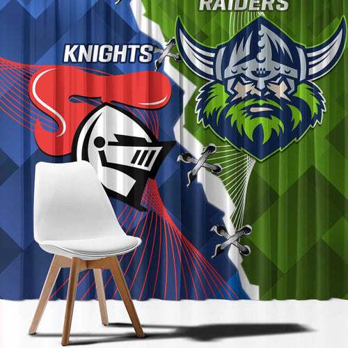 Knights and Raiders Window Curtain Dynamic Sporty Version