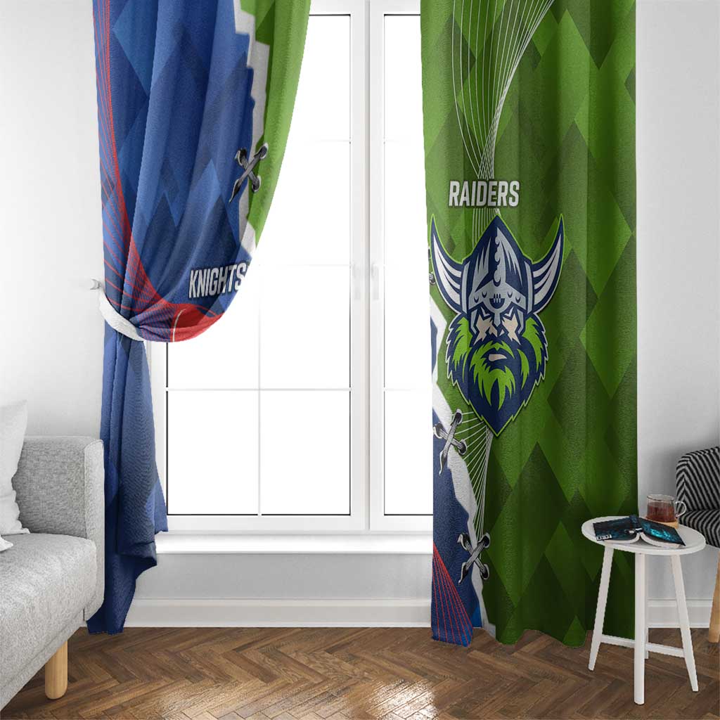 Knights and Raiders Window Curtain Dynamic Sporty Version