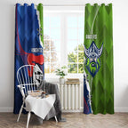 Knights and Raiders Window Curtain Dynamic Sporty Version
