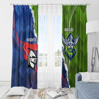Knights and Raiders Window Curtain Dynamic Sporty Version