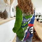 Personalised Knights and Raiders Women Casual Shirt Dynamic Sporty Version