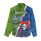 Personalised Knights and Raiders Women Casual Shirt Dynamic Sporty Version