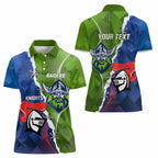 Personalised Knights and Raiders Women Polo Shirt Dynamic Sporty Version