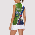 Personalised Knights and Raiders Women Sleeveless Polo Shirt Dynamic Sporty Version