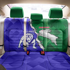 Rabbitohs and Bulldogs Back Car Seat Cover Dynamic Sporty Version